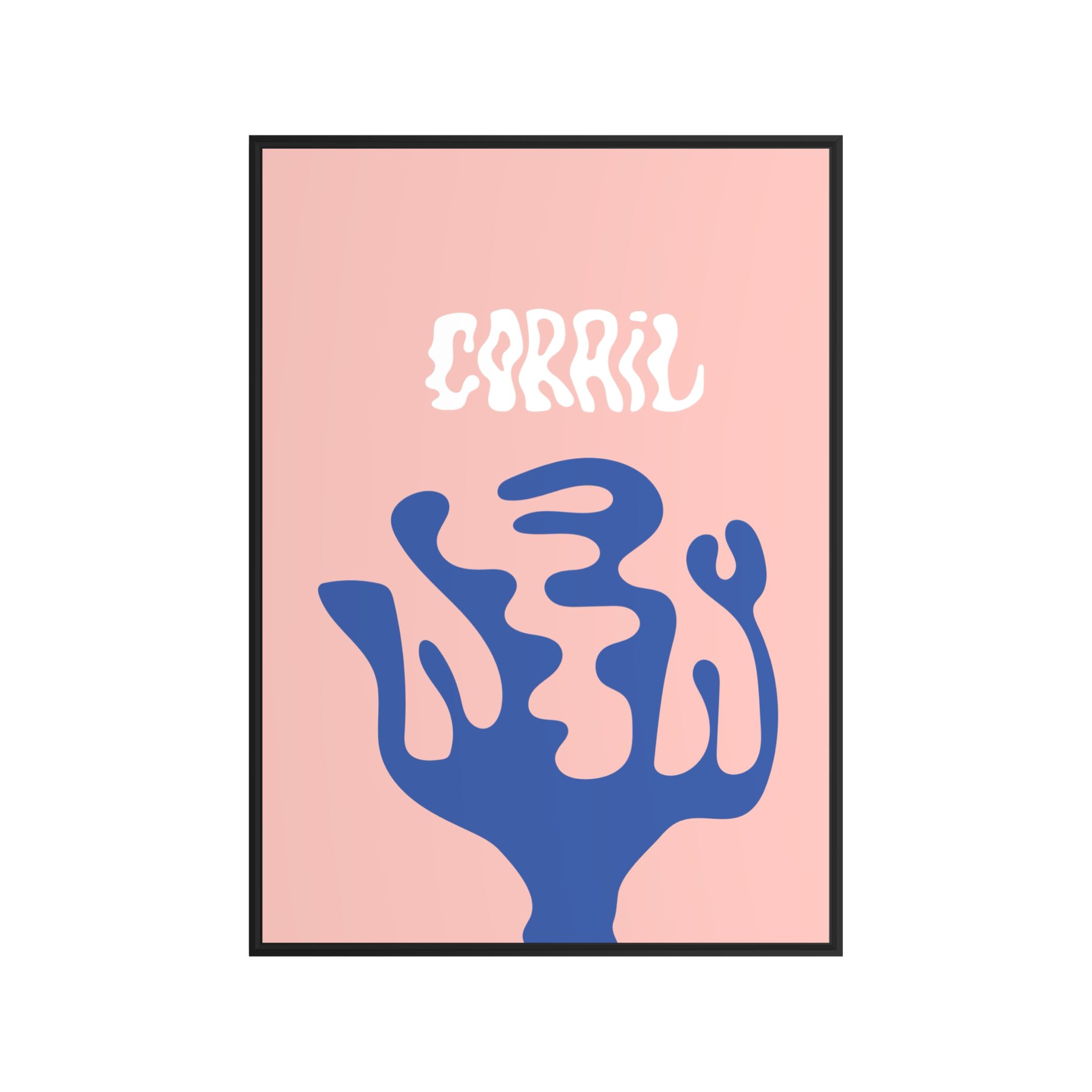 affiche corail rose affiche corail rose